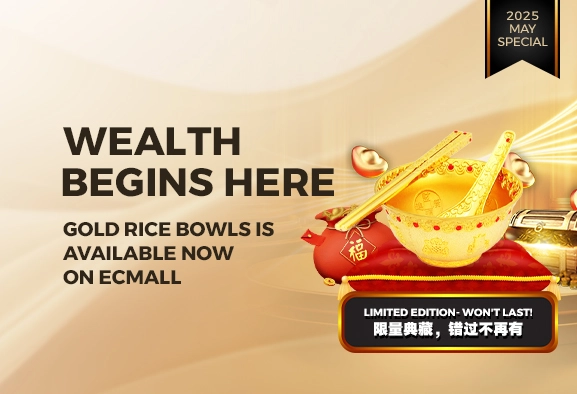 Gold Rice Bowls is Available now on ECMall